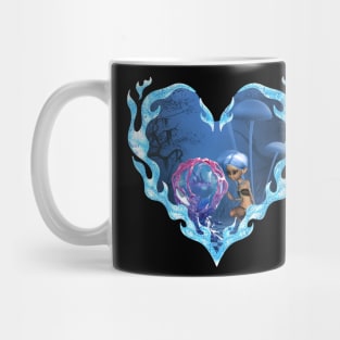 Cute fairy with fantasy fish Mug